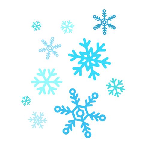 Free Set Of 3 Light Blue Snowflakes Clip Art Clip Art Library