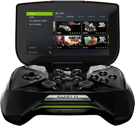 Nvidia Shield Portable Console Gaming System With Android Jelly Bean Uk Pc And Video