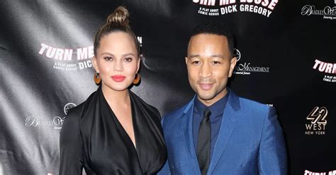 Chrissy Teigen Poses Completely Naked As She Sits Behind Husband John Legend In Raunchy Photo