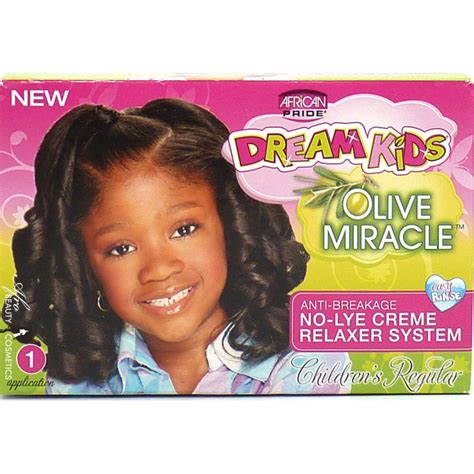 African Pride Dream Kids Olive Miracle Relaxer Regular Bc Cosmetics