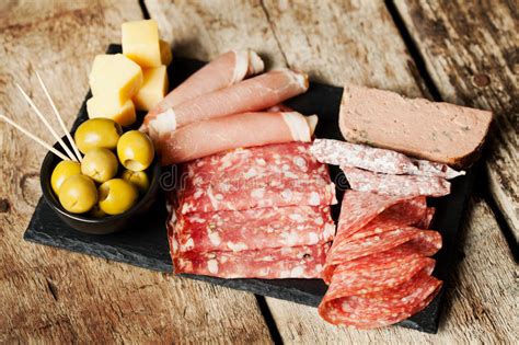 Cold Cuts Stock Photo Image Of Black Cuisine Buffet 45895730