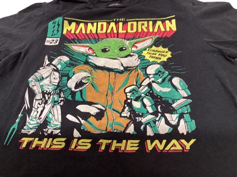 The Mandalorian Baby Yoda This Is The Way Shirt Size Gem
