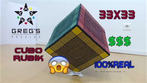Cubo Rubik 33x33 El Cubo Con Mas Piezas Del Mundo Increible 100 Real