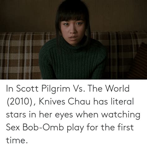 In Scott Pilgrim Vs The World 2010 Knives Chau Has Literal Stars In Her Eyes When Watching Sex