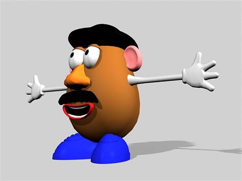 Toy Story Mr Potato Head Rigged 3d Model Rigged Cgtrader Ph