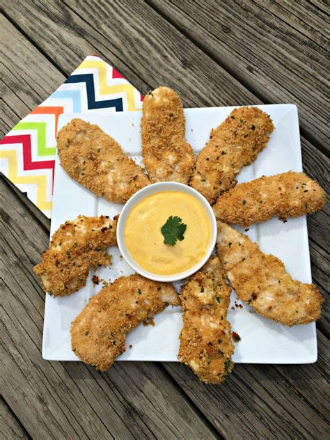 Trisha and her family whip up crunchy chicken tenders and a spicy dip. Baked Honey Mustard Chicken Tenders - Chocolate Slopes®