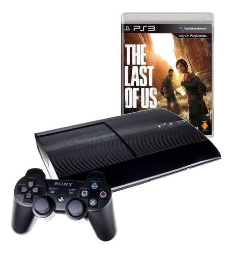 Sony Playstation 3 Super Slim 250gb The Last Of Us Color Charcoal Black
