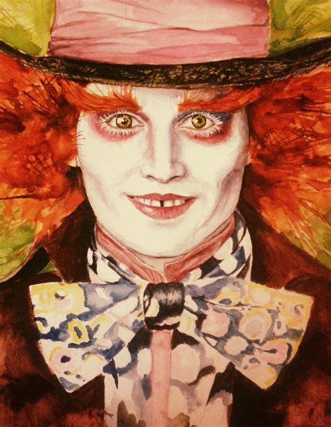 Mad Hatter Watercolor Wip By Vauhtipatti On Deviantart