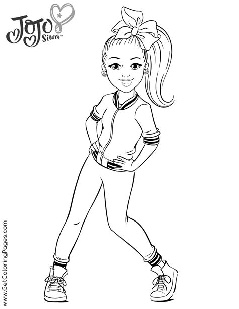 With online printable coloring pages, you never ever have to maintain quantities of coloring books around. Jojo Siwa's Dog BowBow Coloring Pages - Get Coloring Pages