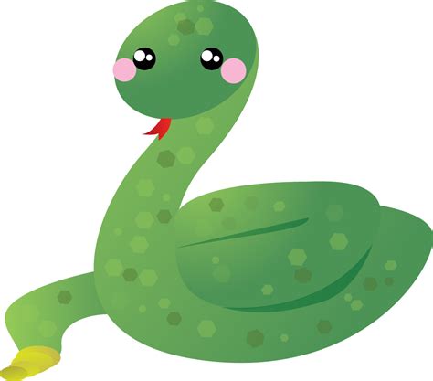 Snake Cuteness Clip Art Cute Snake Png Clipart Png Download 1088