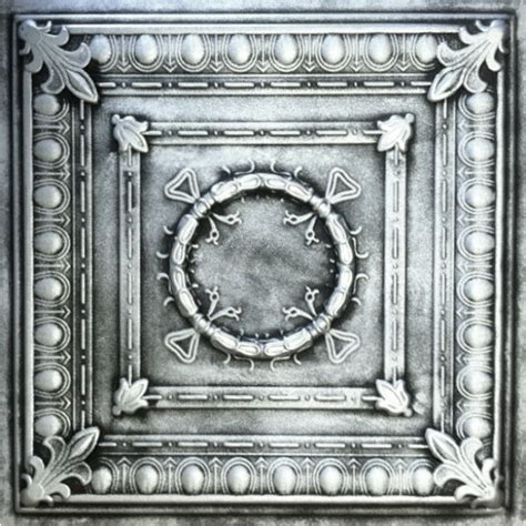 They install quickly and then can easily be ensconced. R47 STYROFOAM CEILING TILE 20X20 - ANTIQUE SILVER ...
