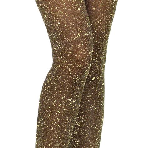 leg avenue women s lurex sparkly shiny glitter footed tights 3 pairs black gold