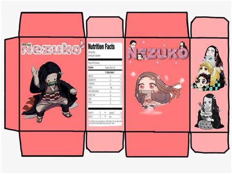 Nezuko Kamado Uu In 2023 Chibi Anime Kawaii Paper Toys Template