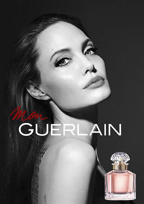 Angelina Jolie Is The Face Of Guerlain Mon Guerlain Fragrance 2017