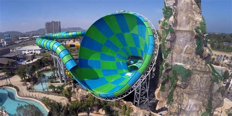 Chinas First Wet N Wild Water Park With 360 Degree Slide Opens In