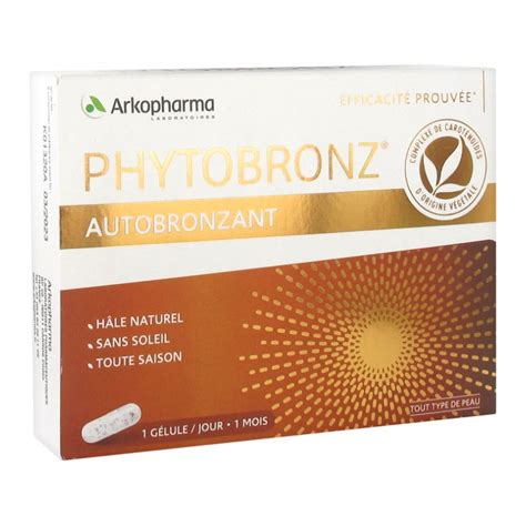 Phytobronz Autobronzant 30 Gélules Pharmacie Agnes Praden