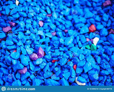 Blue Little Pebbles The Background Consists Of Small Blue Pebbles