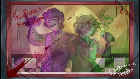 Fnaf Speedpaint William Afton And Henry Emily S Picture At Fredbear S