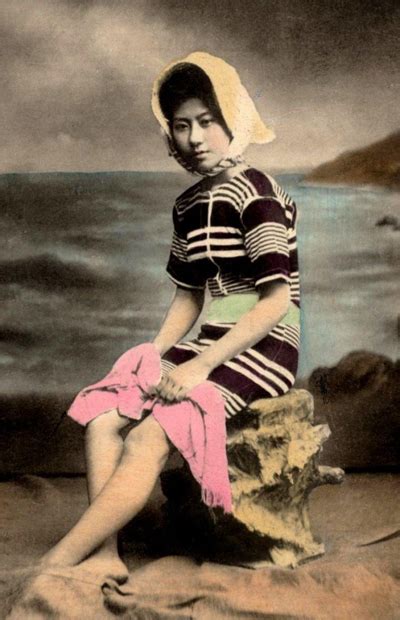 Jana Meiji Era Geishas As Bathing Beauties