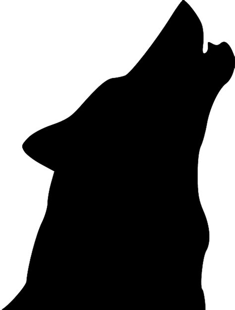 Gray Wolf Silhouette Clip Art Angry Wolf Face Png Download 485640