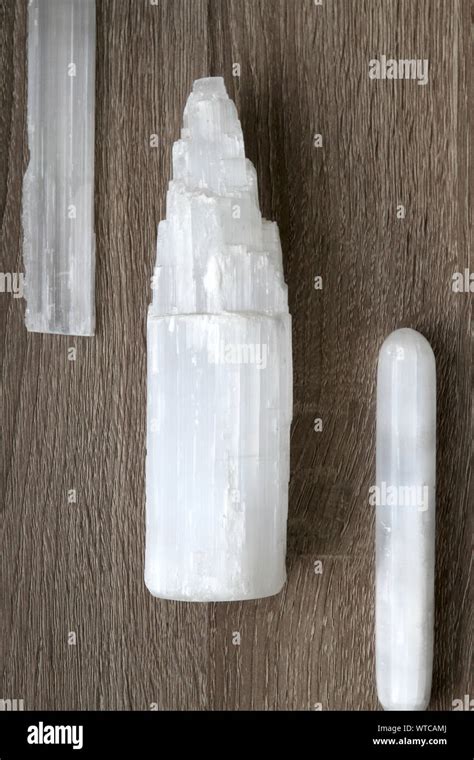 Selenite Crystals Hi Res Stock Photography And Images Alamy