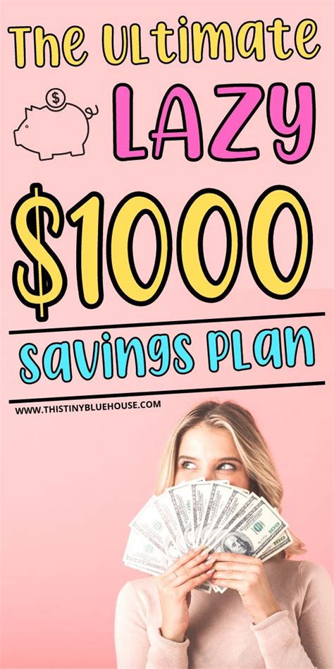 the ultimate lazy 1000 savings plan free printable savings chart money saving strategies