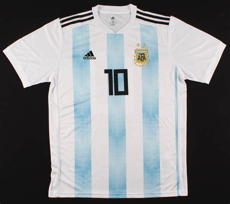 Lionel Messi Signed Argentina Jersey Inscribed Leo Beckett Coa Pristine Auction