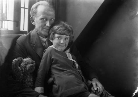 Npg X A A Milne Christopher Robin Milne And Pooh Bear Portrait National Portrait Gallery