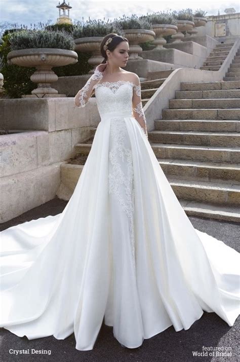 Depending on your body type, venue of your wedding, activities of the day and, most importantly, your preference, you can choose the gown of your dreams. Crystal Design 2016 Wedding Dresses - World of Bridal