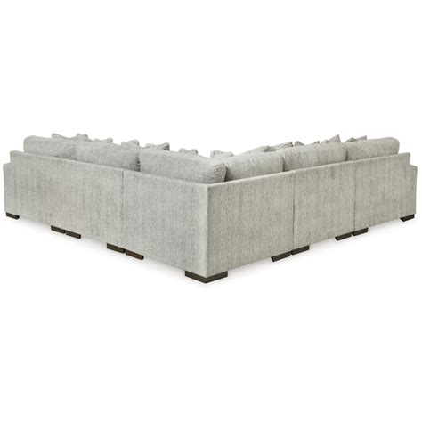 Regent Park Pewter 4 Pc Sectional 14404s3 By Signature Design By Ashley