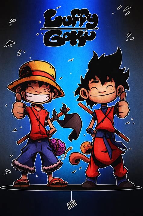 Goku N Luffy By G Chris On Deviantart