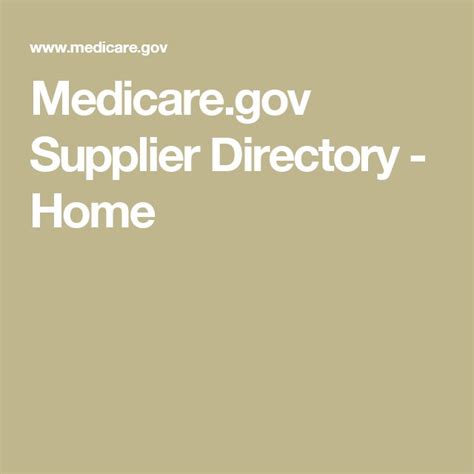 Supplier Directory Home Online Business Health Maps