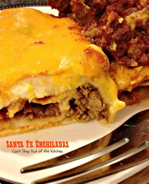It's sure to be a family favorite! Santa Fe Enchiladas | Recipe | Ground beef enchiladas ...