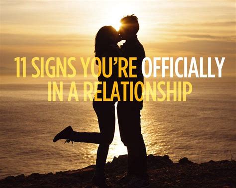 11 signs you re officially in a relationship