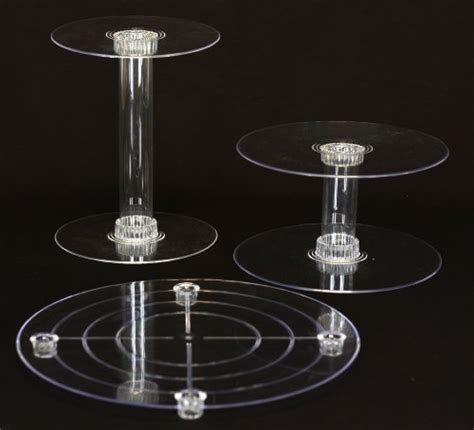 Wedding Cakes Stands 3 Tier Acrylic Wedding Cake Stand