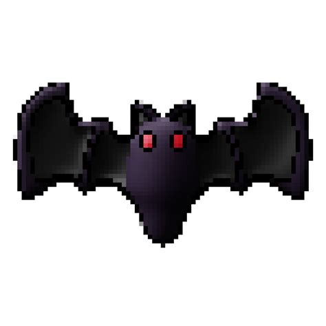 Free Pixel Style Cartoon Purple Bat Halloween Decorative Ornament
