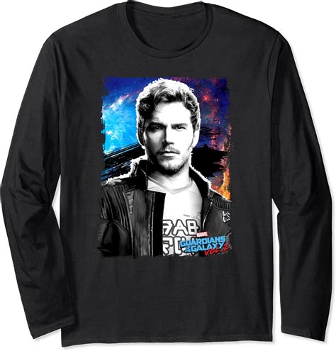 Marvel Guardians Of The Galaxy 2 Star Lord Long Sleeve T
