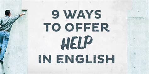 How To Ask For And Offer Help In English Aba Journal