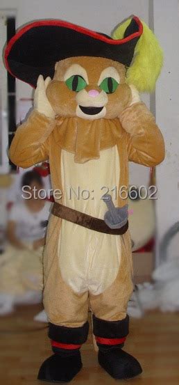 Cosplay Costumes Puss In Boots Mascot Costume Adult Size Puss In Boots Mascot Costume Free