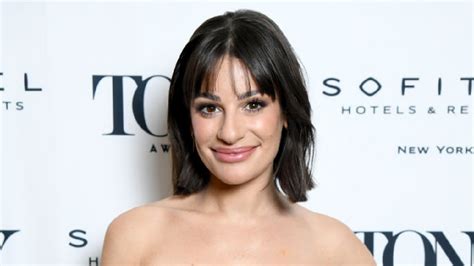 Lea Michele Brings Out Son Ever For Funny Girl Curtain Call On Mothers Day Following His