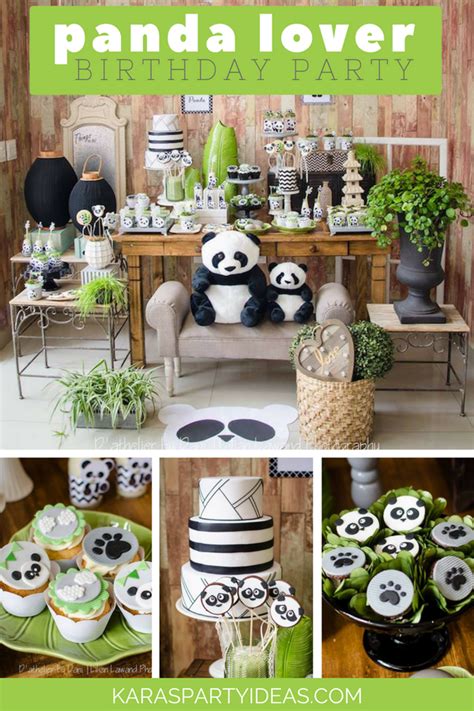 Panda Lover Birthday Party Karas Party Ideas Panda Themed Party