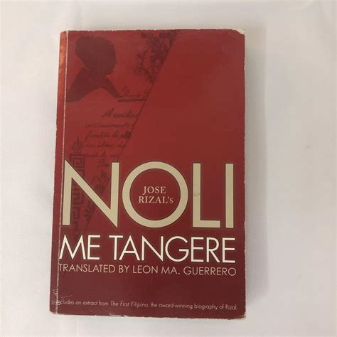 Filipino Noli Me Tangere Hobbies Toys Books Magazines Travel Vrogue