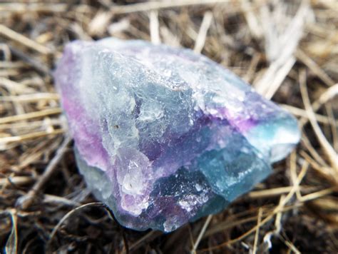 Fluorite Rough Gemstone Solid Rock Spiritual Healing