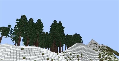 Snowy Forest Island Test Minecraft Map