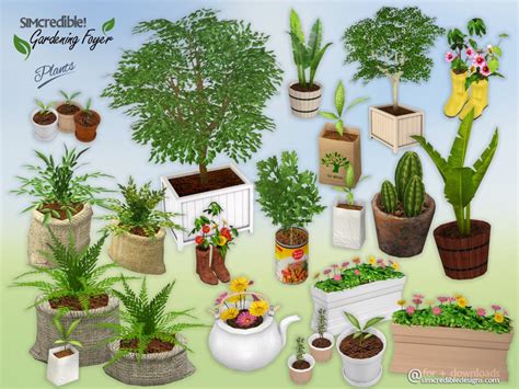 The Sims Resource Gardening Foyer Plants