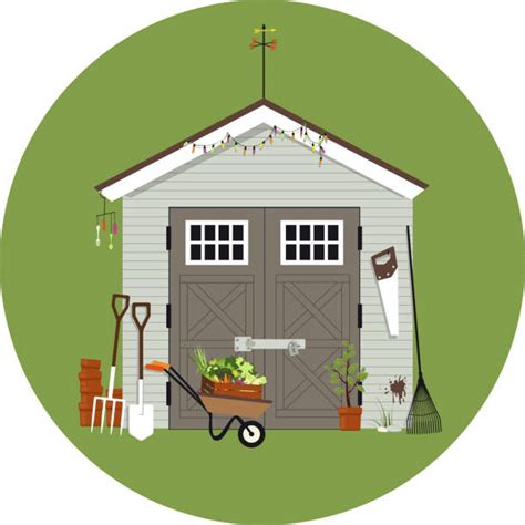 Garden Shed Pic Illustrations Royalty Free Vector Graphics And Clip Art
