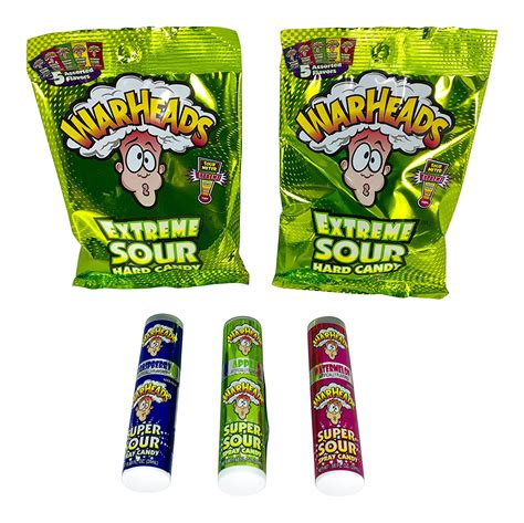 Extreme Sour Warheads Candy 175 Pieces Party City