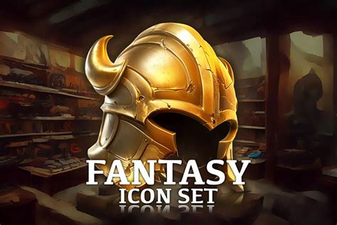 Fantasy Icon Set Gamedev Market