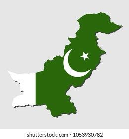 Map Pakistan Pakistan Map Vector Illustration Stock Vector Royalty