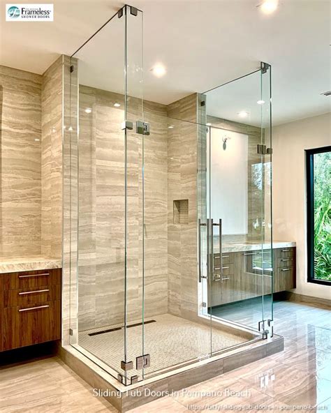 installing shower glass panel frameless shower doors